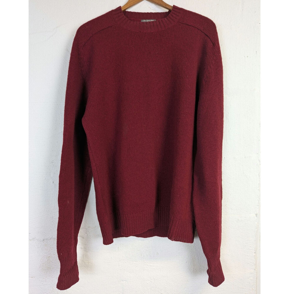 Vtg Shetland Wool Sweater Pullover Crew Neck Preppy Lord and Taylor Mens XL